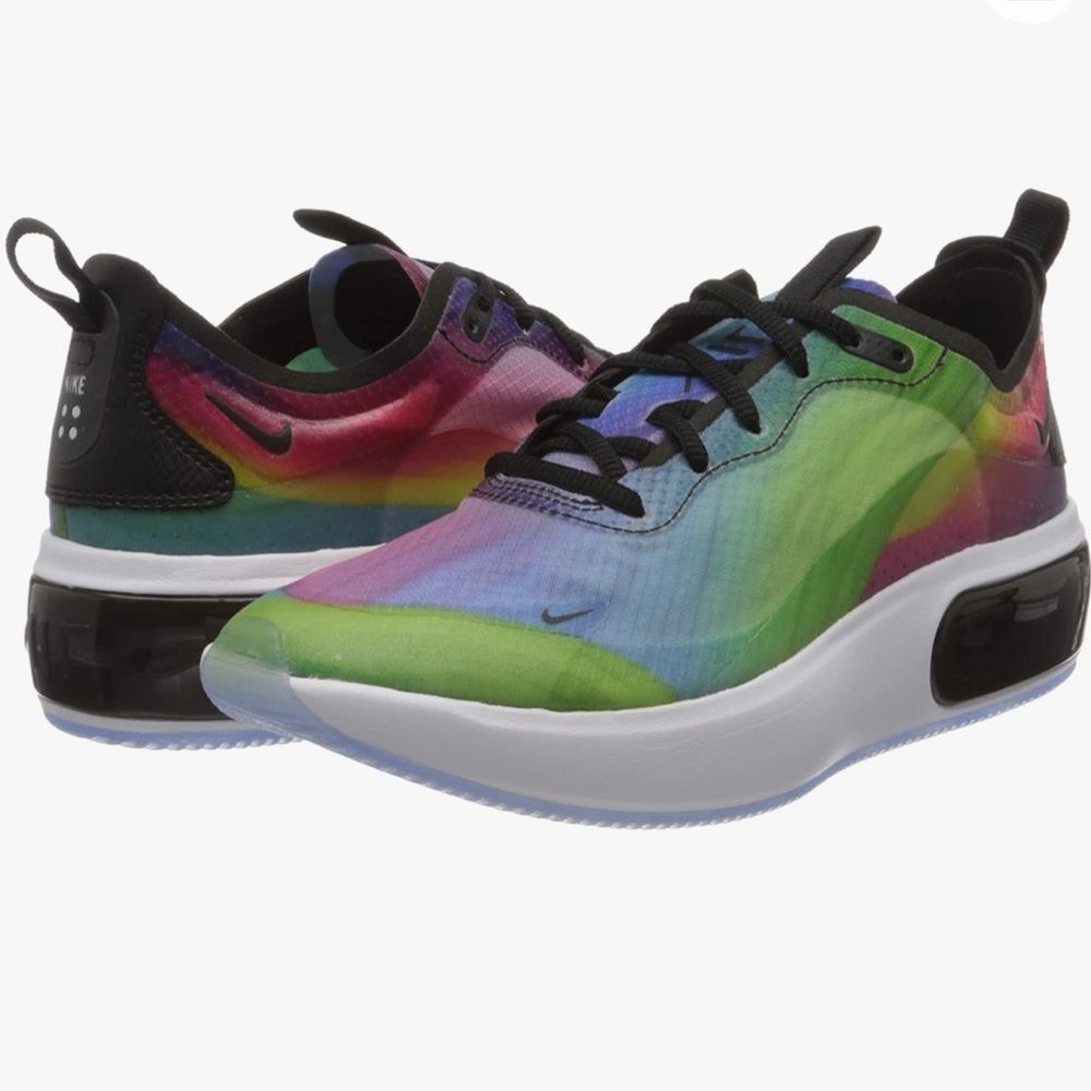 Nike Air Max Dia Multi Rainbow New! Sz 8 women